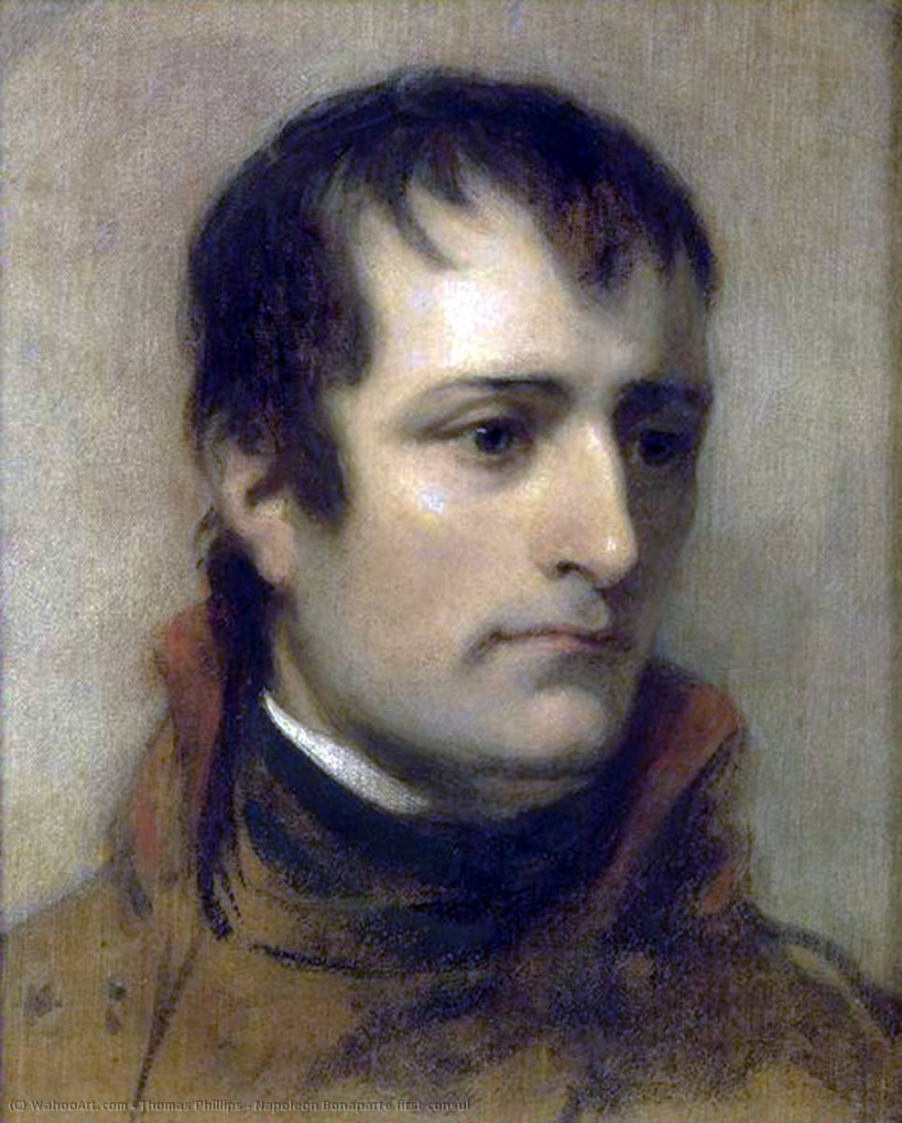 Napoléon Bonaparte premier consul par Thomas Phillips 1802 - (Musée Bonnat (Bayonne, France) Napoléon Bonaparte premier consul par Thomas Phillips 1802 - (Musée Bonnat (Bayonne, France)